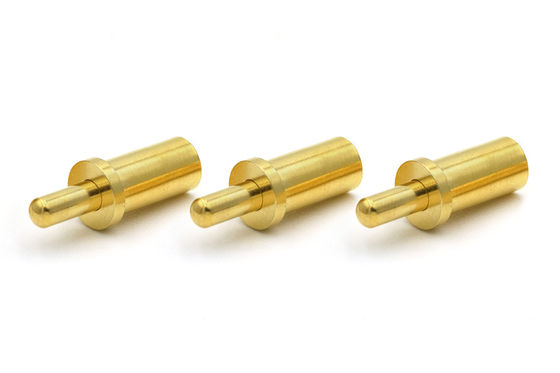 Gold Plating SMT Pogo Pin 2A Spring Pogo Pins For High Current Charging