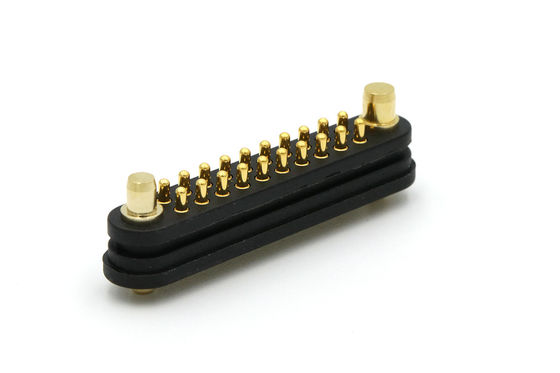 40 Pin Spring Loaded Connector 2.54mm Pitch Pogo Pin Connector 1.0A For Medical Products