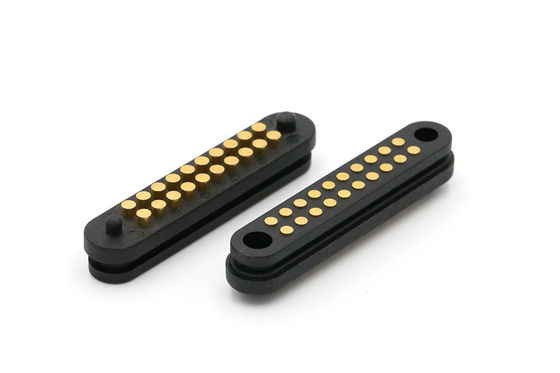 40 Pin Spring Loaded Connector 2.54mm Pitch Pogo Pin Connector 1.0A For Medical Products