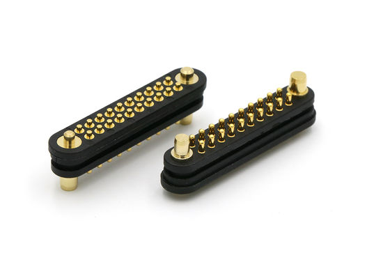 40 Pin Spring Loaded Connector 2.54mm Pitch Pogo Pin Connector 1.0A For Medical Products