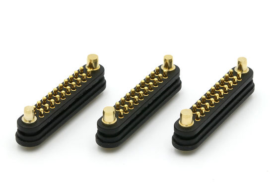 40 Pin Spring Loaded Connector 2.54mm Pitch Pogo Pin Connector 1.0A For Medical Products
