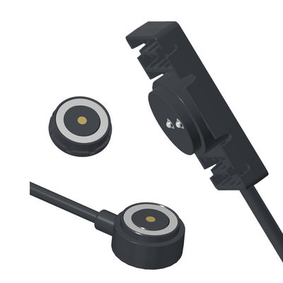 High Current 10A Male Female Magnetic 2P Pogo Charger Cable Connector With TPC Plug