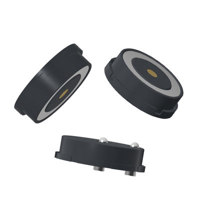 10A Current Circular 2-Pin Magnetic Pogo Pin Connector That Rating Of Temperature  260℃