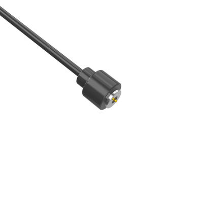 5.0mm round male and female magnetic dc connector with black cable