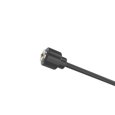 5.0mm round male and female magnetic dc connector with black cable