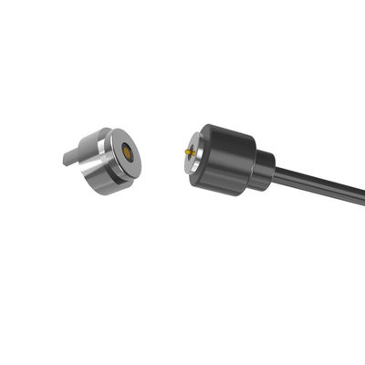 5.0mm round male and female magnetic dc connector with black cable