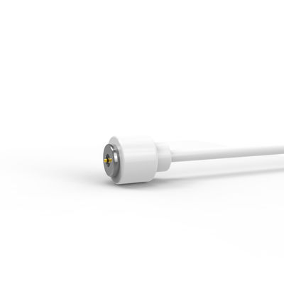 DC 2 Position White Magnetic Cable Connector Male Female For High-End Wine Ware Lamps