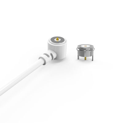 Dia.8.0MM White TPE Cable Magnetic USB Cable Connector 48H Salt Spray Test