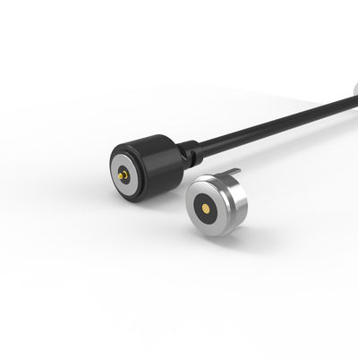 T-shape magnetic cable connector black 90A connector jacket round magnetic connector