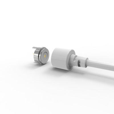 2 Position Magnet Spring-Loaded Pogo pin connector to USB A Magnetic Cable Connector
