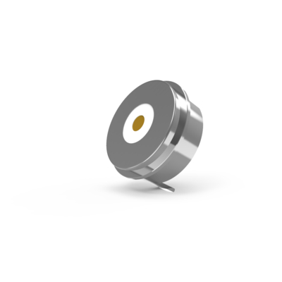 Dia 10.0mm male & female circular magnetic spring pogo pin connector for LED