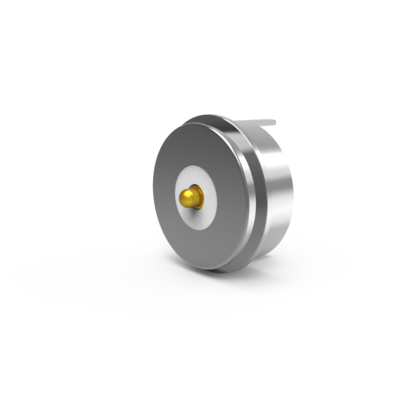 Dia 10.0mm male & female circular magnetic spring pogo pin connector for LED