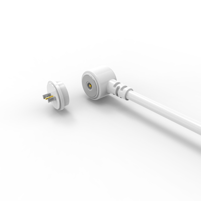 Dia 10.0mm white magnetic cable connector manufacture for home appliances