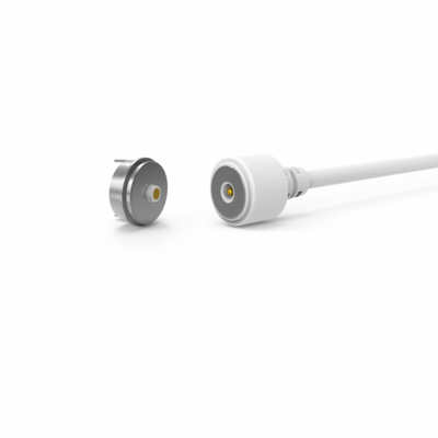 Round type Magnetic charger usb cable connector for electronic massager