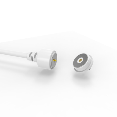  Round white magnetic charging cable connector for smart water cup