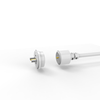  Round white magnetic charging cable connector for smart water cup