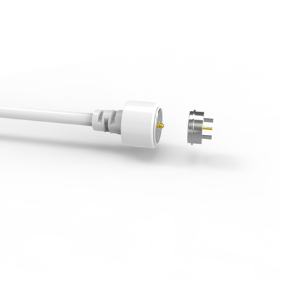  Custom dc magnetic power cable connector for medical equipment