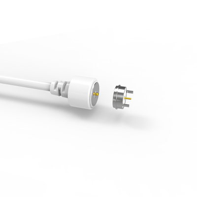  Custom dc magnetic power cable connector for medical equipment
