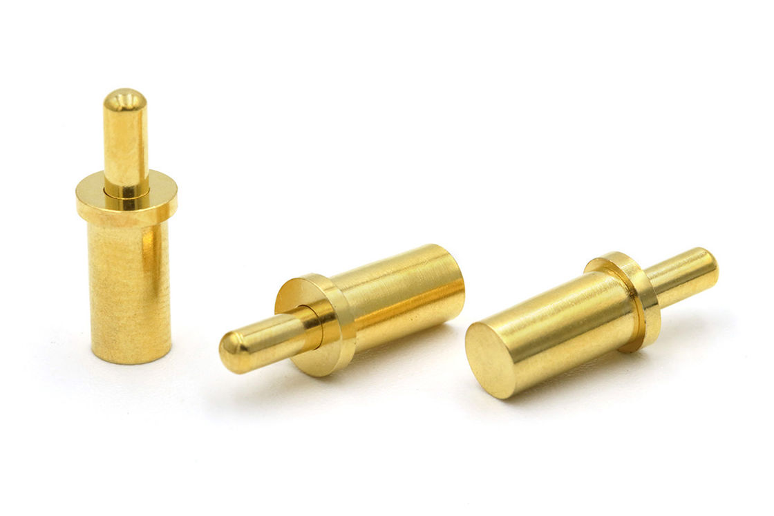Gold Plating SMT Pogo Pin 2A Spring Pogo Pins For High Current Charging