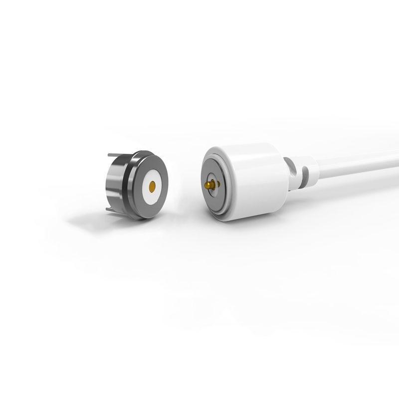 2 Position Magnet Spring-Loaded Pogo pin connector to USB A Magnetic Cable Connector