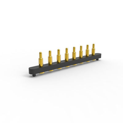Smt Gold Spring Pin SMT Pogo Pin Connector 8pin Spring Pin Connectors Surface Mount Pcb ...